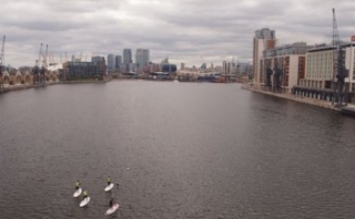 Paddle Boarding on the Thames
